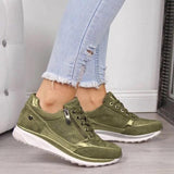 Yulia | Geavanceerde Comfort & Ondersteuning Centraal Rits Sneakers voor Vrouwen