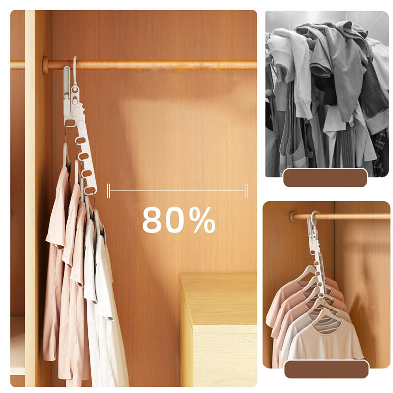 2+1 Gratis | GreepKlap™ Ruimtebesparende Hangertruc
