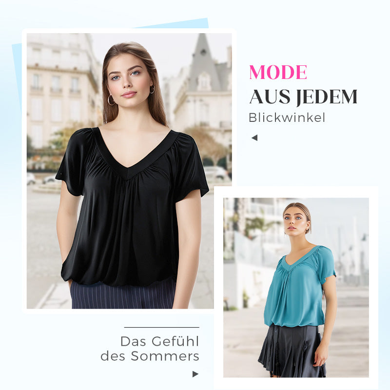 Janelle™ Zachte Gekreukelde Blouse