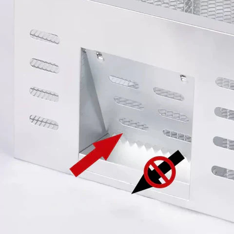 Automatische Muizenval | Diervriendelijk & Gifvrij | Herbruikbare Metaalval | Vangt Meerdere Muizen Tegelijk | 30×22×15 cm