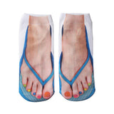 Dames Sokken | Manicure Print | Zachte Stof voor Dagelijks Comfort