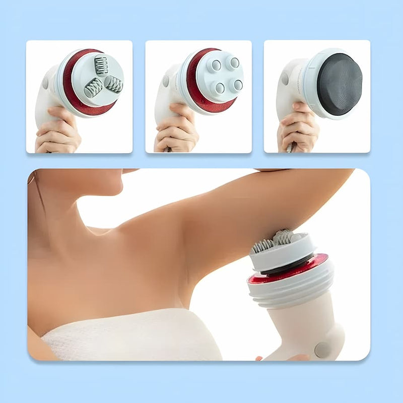 CelluVrij™ Anti-Cellulitis Apparaat | Infrarood Warmte & Diepe Weefselmassage | Gladdere Huid in 4 Weken