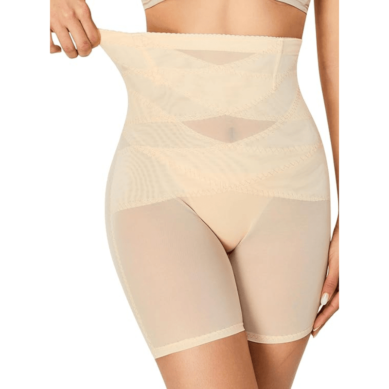 Women’s High-Waisted Shapewear Shorts | Cross Compression | Booty Lift | Smooth Fit