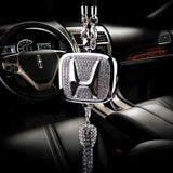 Auto-logo parfumhanger | Kristal & zinklegering | Sprankelende decoratie & cadeau-idee