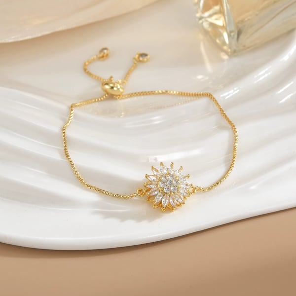 Zonnebloem Armband | Verandert van Kleur | Symbool van Vreugde & Positiviteit