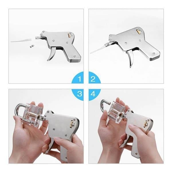 Lock Pick Auto Extractor | Semi-automatisch klop-extractiegereedschap | RVS | Zakformaat