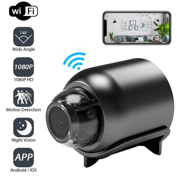 Draadloze Wifi Camera | Compact Design | HD Beeld & Nachtzicht