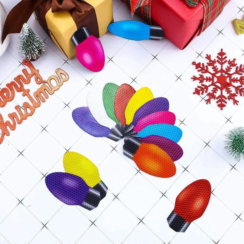 Kerst Auto Decoratie | Reflecterende Lamp Magneet Set | Glow-in-the-Dark | Waterdicht