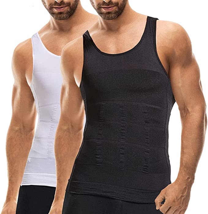 Heren Compressie Onderhemd | Slim Fit | Rugondersteuning & Houdingscorrectie