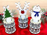 Kerst Geldhouder Ornament | Houten Decoratie | Handgemaakt Cadeau Idee