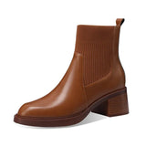 Britsestijl™ Elegante Stretch Martin Boots in Slanke Pasvorm