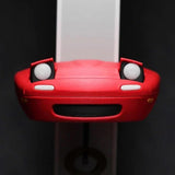 Sleutelhouder Wand | Vintage Oldtimer Design | Met LED Verlichting | 21x10 cm | Wit Kunststof