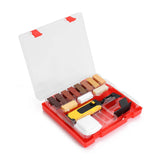 Hout Reparatieset | Laminaat & Meubel Krassen Herstellen | 11 Wasblokjes + Smeltpen