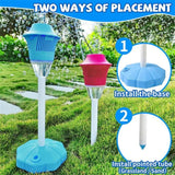 Bubbellamp met LED Licht & Muziek | Lekvrij & Draagbaar | 30x19 cm