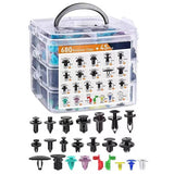 Auto Retainer Clips Set | 725-delig met Verwijdertool | Universele Pasvorm | PP Kunststof