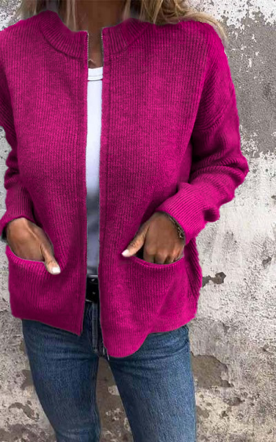 Dames Gebreide Trui | Lichtgewicht & Warm | Ronde Hals | Lange Mouw | Grote Maten S–5XL