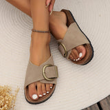 Margie | Dames Korken Sandalen | Gespsluiting Design | hoogwaardige zool | duurzame constructie