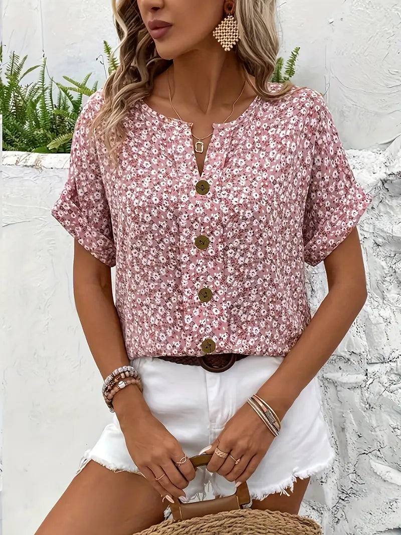 Lina – Kort ZomerTop met Vrouwelijke Touch