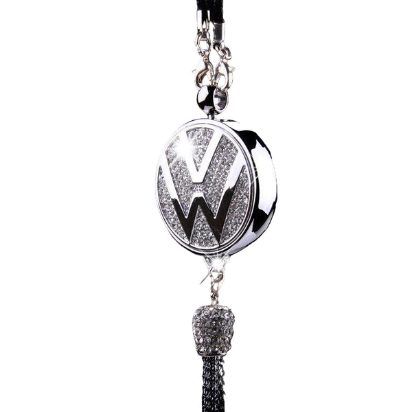 Auto-logo parfumhanger | Kristal & zinklegering | Sprankelende decoratie & cadeau-idee