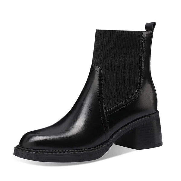 Britsestijl™ Elegante Stretch Martin Boots in Slanke Pasvorm