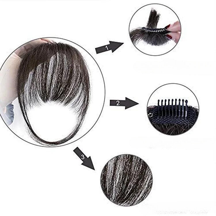 Franje™ Eenvoudige clip-on fringe voor directe verandering van je look