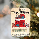 Kerst Geldhouder | Houten Decoratie | Handgemaakt Cadeau Idee