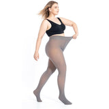 BeinGlam™ Perfect doorzichtige warme tights met pluche voering voor slanke benen