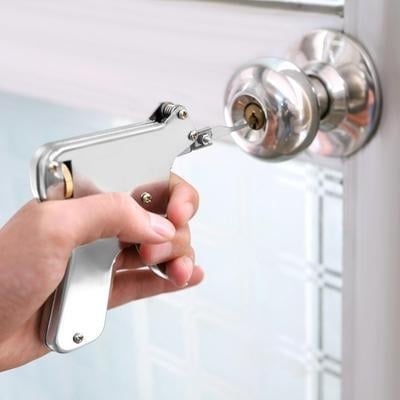 Lock Pick Auto Extractor | Semi-automatisch klop-extractiegereedschap | RVS | Zakformaat