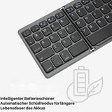 Mini Bluetooth Toetsenbord | Compact, Opvouwbaar & Draagbaar | Inclusief Touchpad
