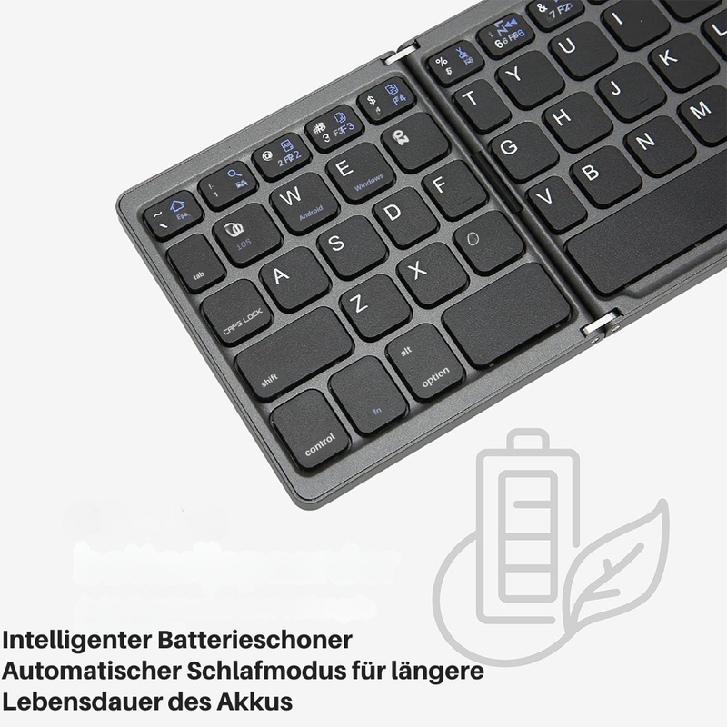 Mini Bluetooth Toetsenbord | Compact, Opvouwbaar & Draagbaar | Inclusief Touchpad
