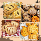 Halloween Taartvorm | Uitsteker & Press | Pompoen, Appel & Eikel | BPA-vrij ABS