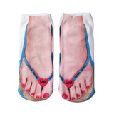 Dames Sokken | Manicure Print | Zachte Stof voor Dagelijks Comfort