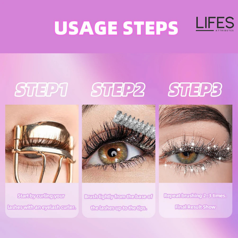 FonkelingWimper™ Waterdichte glitter wimpermascara