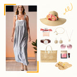 Leah™ Zomer Gestreepte Jurk