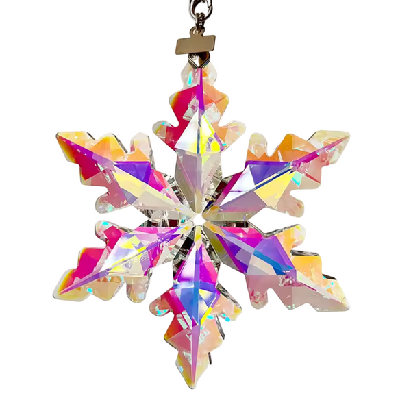 Kerst Ornament | Handgeslepen K9 Kristal | Hangend Decoratie Ornament 10,4×8,4 cm