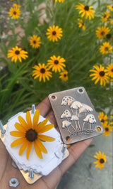 Mini Bloemenpers | Handgemaakt | Compact Formaat 35x50mm | Inclusief Herbarium Droogpapier