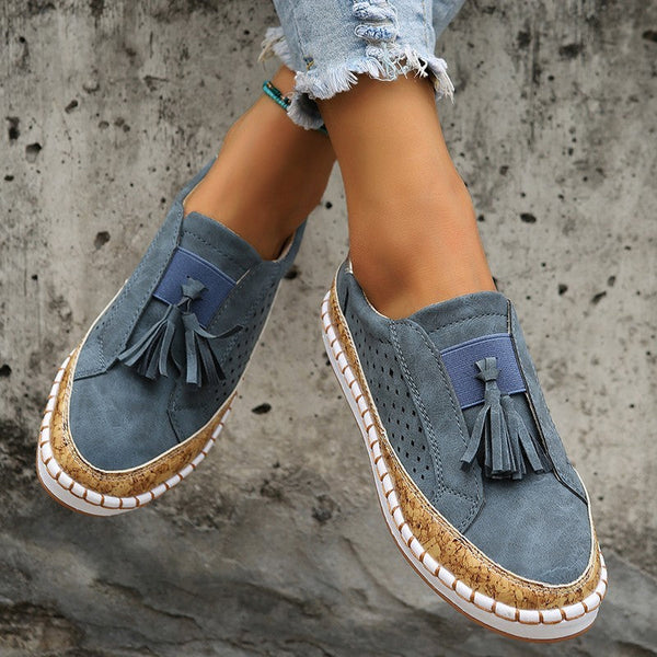 Tasselina™ – Stijlvolle dames-loafers met decoratieve kwasten