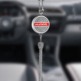 Auto-logo parfumhanger | Kristal & zinklegering | Sprankelende decoratie & cadeau-idee