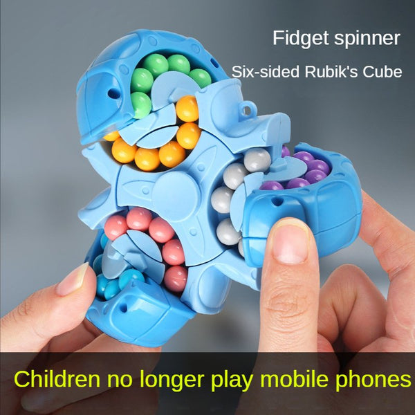 TovertboonGyro™ 2-in-1 Rubiks Kubus Fidget Spinner En Magic Bean Spinner