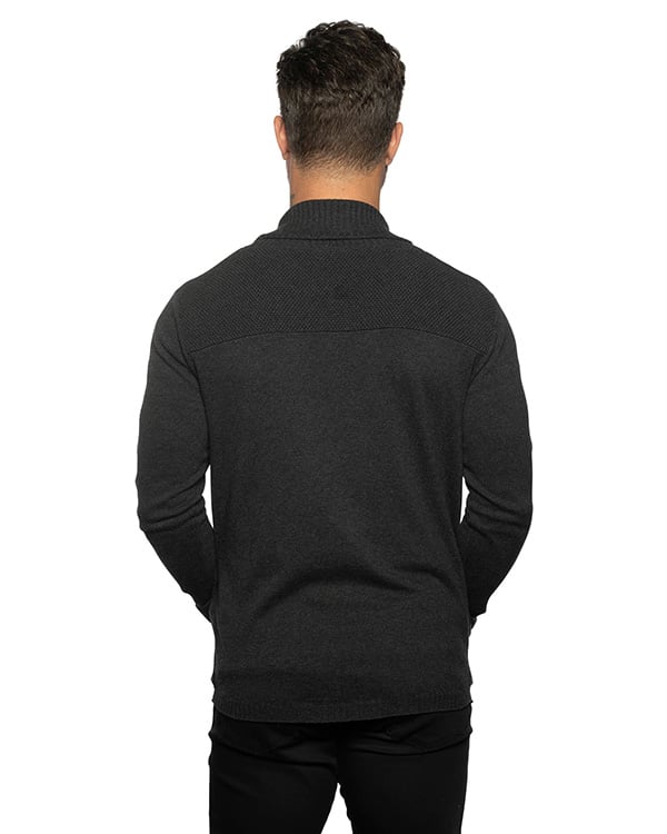 Heren Cardigan Vest | Slim Fit | Lichtgewicht | Shawl Kraag