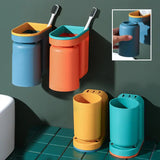 Tandenborstelhouder | Zelfklevend | ABS Kunststof | Compact Wandontwerp