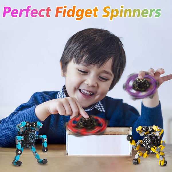 ZappelnFlex™ Stress‑verlicht Spinner Plezier