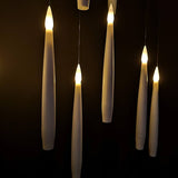 Zwevende LED Kaarsen | Flameloos | Afstandsbediening & Ophangset | 12 Stuks