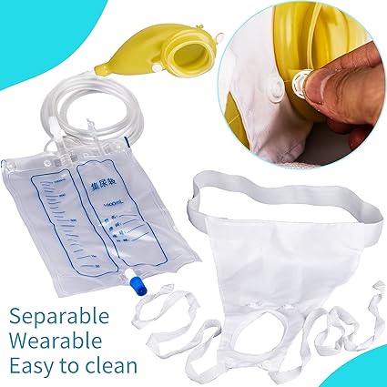 Urine Verzamelzak | Discreet & Comfortabel | Siliconen Receiver | Hoge Capaciteit