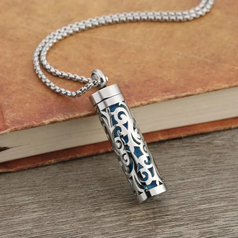 Aroma Hanger Ketting | Geur Sieraad | Roestvrij Staal | 60 cm
