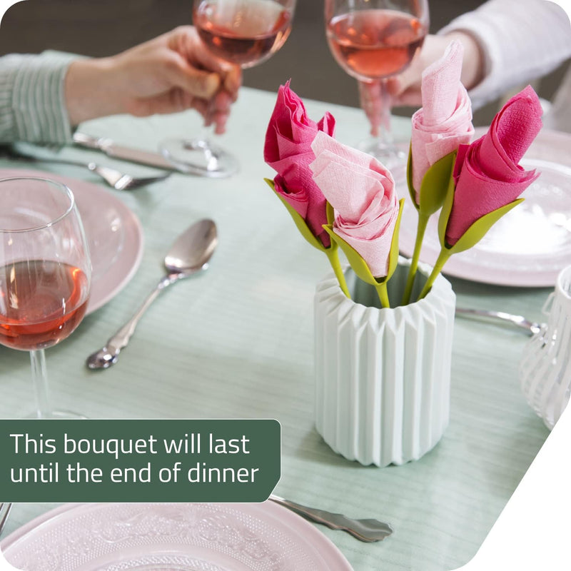 Servet Bloemen Maker | Tafel Decoratie Tool | Voor Bruiloften & Feestjes | Herbruikbaar PP-Plastic