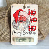 Kerst Geldhouder | Houten Decoratie | Handgemaakt Cadeau Idee