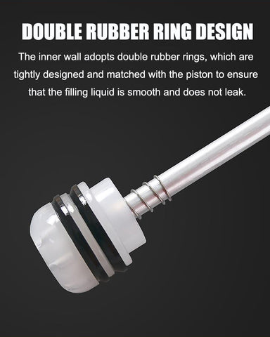 Handmatige Vloeistofpomp | Olie & Remvloeistof Extractor | Dubbele Rubberafdichting | PVC | 300g