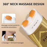 Hals- en Decolletécrème | Verstevigend & Liftend | Met AH-8 Complex & Massage Roller