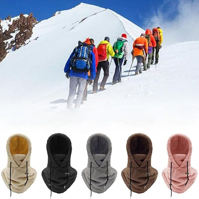 WinterHoed™ Beschermende sherpa-gevoerde kapuzenmasker voor ultieme warmte.